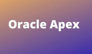 Oracle Apex