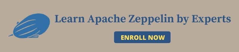 APACHE ZEPPELIN COURSE